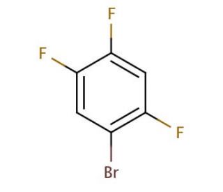 1-Bromo-2,4,5-trifluorobenzene (CAS 327-52-6) - chemical structure image