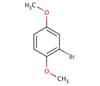 1-Bromo-2,5-dimethoxybenzene (CAS 25245-34-5) - chemical structure image