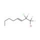 1-Bromo-2-chloro-1,1,2-trifluorooct-3-ene (CAS 30428-56-9) - chemical structure image