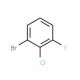 1-Bromo-2-chloro-3-fluorobenzene (CAS 883499-24-9) - chemical structure image
