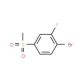 1-Bromo-2-fluoro-4-(methylsulfonyl)benzene (CAS 1032825-02-7) - chemical structure image