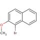 1-Bromo-2-methoxynaphthalene (CAS 3401-47-6) - chemical structure image