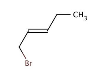 1-Bromo-2-pentene, predominantly trans (CAS 7348-71-2) - chemical structure image
