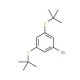 1-Bromo-3,5-bis(tert-butylthio)benzene (CAS 795274-44-1) - chemical structure image