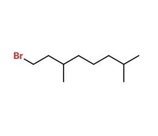 1-Bromo-3,7-dimethyloctane (CAS 3383-83-3) - chemical structure image