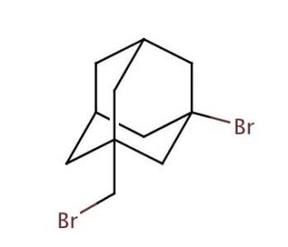 1-Bromo-3-(bromomethyl)adamantane (CAS 1822-25-9) - chemical structure image