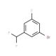 1-Bromo-3-difluoromethyl-5-fluorobenzene (CAS 627526-90-3) - chemical structure image