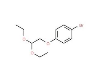 1-Bromo-4-(2,2-diethoxyethoxy)benzene (CAS 112598-18-2) - chemical structure image