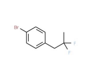 1-Bromo-4-(2,2-difluoropropyl)benzene - chemical structure image