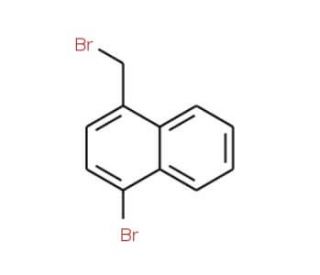 1-Bromo-4-(bromomethyl)naphthalene (CAS 79996-99-9) - chemical structure image