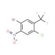 1-Bromo-4-chloro-2-nitro-5-(trifluoromethyl)benzene - chemical structure image
