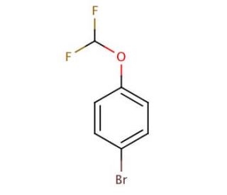 1-Bromo-4-(difluoromethoxy)benzene (CAS 5905-69-1) - chemical structure image