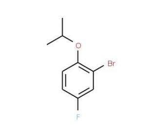 1-Bromo-4-fluoro-2-isopropoxybenzene (CAS 610797-49-4) - chemical structure image