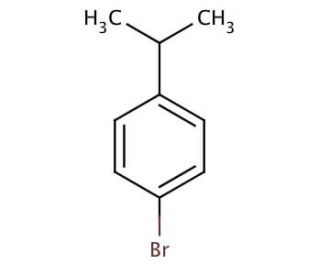 1-Bromo-4-isopropylbenzene (CAS 586-61-8) - chemical structure image