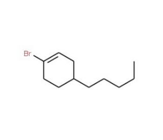 1-Bromo-4-pentylcyclohex-1-ene (CAS 1033202-26-4) - chemical structure image
