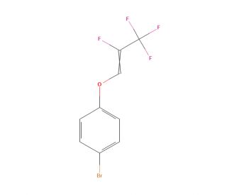 1-Bromo-4-{[(Z)-2,3,3,3-tetrafluoroprop-1-en-1-yl]oxy}benzene (CAS 1824879-04-0) - chemical structure image