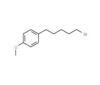 1-Bromo-5-(4-methoxyphenyl)pentane (CAS 14469-84-2) - chemical structure image