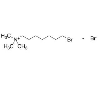 1-Bromo-7-(trimethylammonium)heptyl Bromide (CAS 1159174-36-3) - chemical structure image