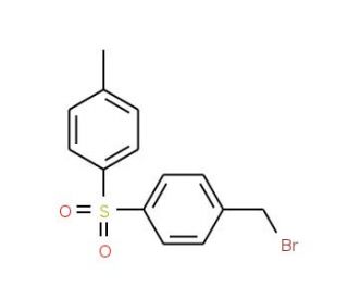 1-(bromomethyl)-4-[(4-methylphenyl)sulfonyl]benzene - chemical structure image