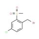1-(Bromomethyl)-4-chloro-2-(methylsulfonyl)benzene (CAS 849035-64-9) - chemical structure image
