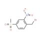 1-(Bromomethyl)-4-(methylsulfonyl)-2-nitrobenzene (CAS 849035-67-2) - chemical structure image
