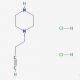 1-(but-3-yn-1-yl)piperazine dihydrochloride - chemical structure image