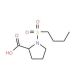 1-(butane-1-sulfonyl)pyrrolidine-2-carboxylic acid - chemical structure image
