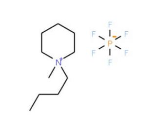 1-Butyl-1-methylpiperidinium hexafluorophosphate (CAS 1257647-66-7) - chemical structure image