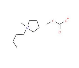 1-Butyl-1-methylpyrrolidinium methyl carbonate solution - chemical structure image