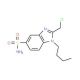 1-butyl-2-(chloromethyl)-1H-benzimidazole-5-sulfonamide - chemical structure image
