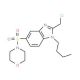 1-butyl-2-(chloromethyl)-5-(morpholin-4-ylsulfonyl)-1H-benzimidazole - chemical structure image
