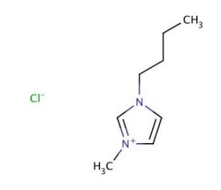 1-Butyl-3-methylimidazolium chloride (CAS 79917-90-1) - chemical structure image