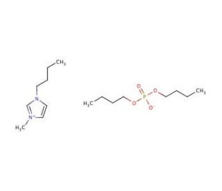 1-Butyl-3-methylimidazolium dibutyl phosphate (CAS 663199-28-8) - chemical structure image