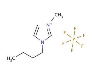 1-Butyl-3-methylimidazolium hexafluorophosphate (CAS 174501-64-5) - chemical structure image