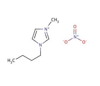 1-Butyl-3-methylimidazolium nitrate (CAS 179075-88-8) - chemical structure image