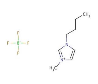 1-Butyl-3-methylimidazolium tetrafluoroborate (CAS 174501-65-6) - chemical structure image