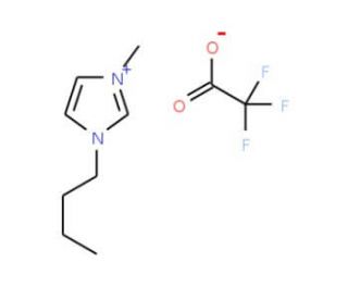 1-Butyl-3-methylimidazolium trifluoroacetate (CAS 174899-94-6) - chemical structure image