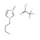 1-Butyl-3-methylimidazolium trifluoroacetate (CAS 174899-94-6) - chemical structure image
