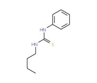 1-Butyl-3-phenyl-2-thiourea (CAS 6336-01-2) - chemical structure image