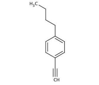 1-Butyl-4-ethynylbenzene (CAS 79887-09-5) - chemical structure image
