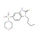 1-Butyl-5-(morpholine-4-sulfonyl)-1H-benzoimidazole-2-thiol - chemical structure image