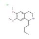 1-Butyl-6,7-dimethoxy-1,2,3,4-tetra≠hydroisoquinoline hydrochloride (CAS 367952-75-8) - chemical structure image