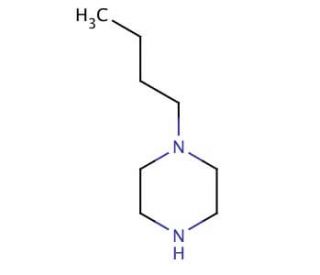 1-Butylpiperazine (CAS 5610-49-1) - chemical structure image