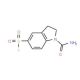 1-carbamoyl-2,3-dihydro-1H-indole-5-sulfonyl fluoride - chemical structure image