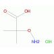 1-Carboxy-1-methylethoxyammonium chloride (CAS 89766-91-6) - chemical structure image