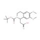 1-Carboxymethyl-6,7-dimethoxy-3,4-dihydro-1H-isoquinoline-2-carboxylic acid tert-butyl ester (CAS 282524-92-9) - chemical str