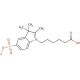 1-Carboxypentyl-2,3,3-trimethylindolenium-5-sulfate, Potassium Salt (CAS 246516-15-4) - chemical structure image