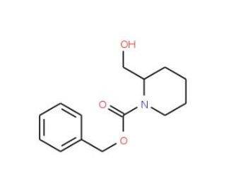 1-Cbz-2-hydroxymethylpiperidine (CAS 105706-75-0) - chemical structure image