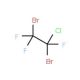 1-Chloro-1,1-dibromo-2,2,2-trifluoroethane (CAS 754-17-6) - chemical structure image
