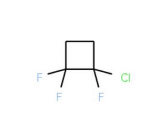 1-Chloro-1,2,2-trifluorocyclobutane (CAS 661-71-2) - chemical structure image